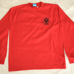 Polera Polo Roja Manga Larga Colegio Alemán
