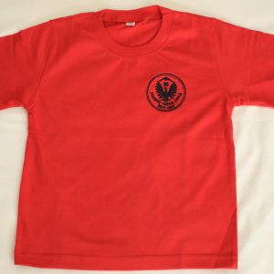 Polera Polo Roja Manga Corta Colegio Alemán